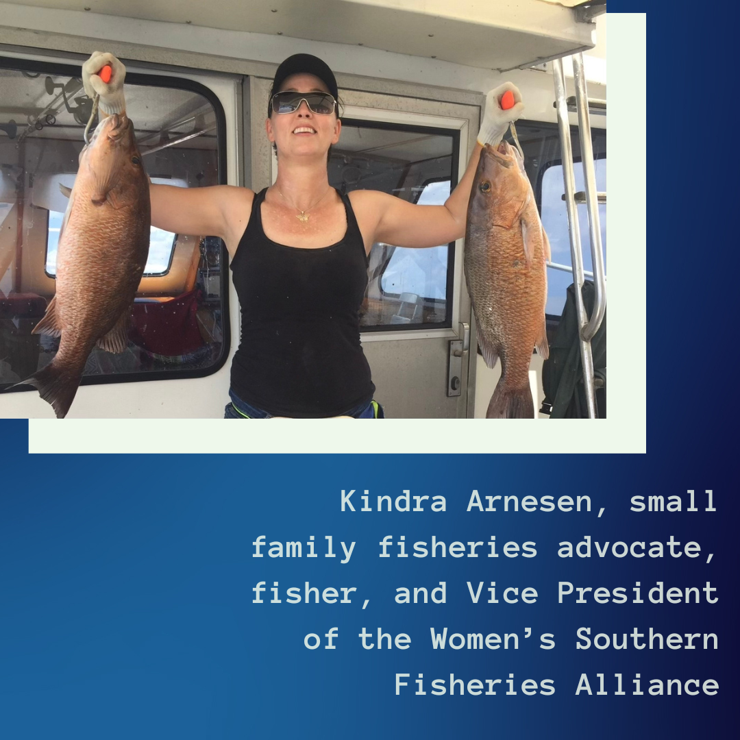 Featured image for “Kindra Arnesen, Women’s Southern Fisheries Alliance”